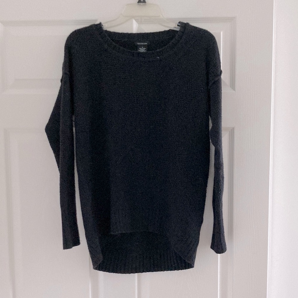 Chunky Black Knit Sweater